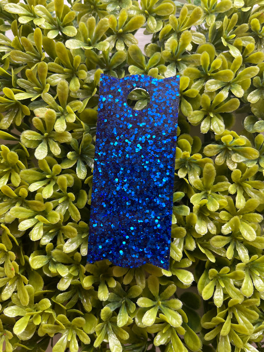 Blue Tumbler Tag (Medium Glitter)