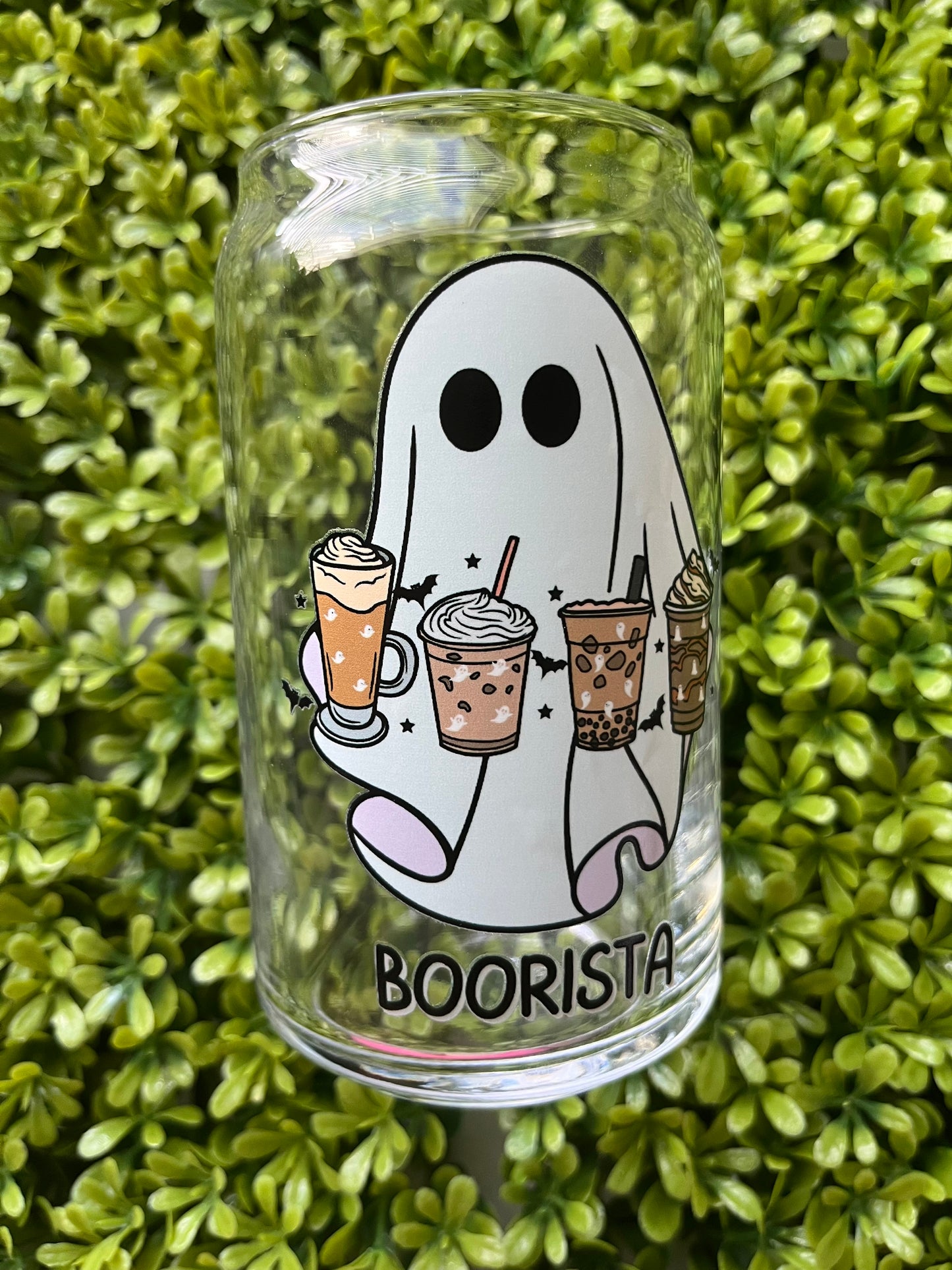 Coffee Ghost Glass Cup