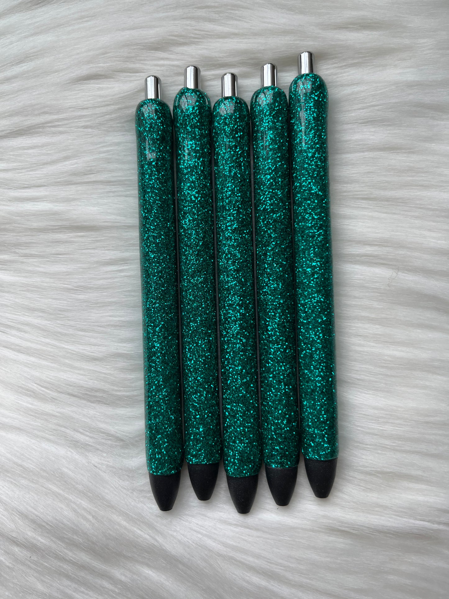 Dark Teal Glitter Pen (Papermate Inkjoy)