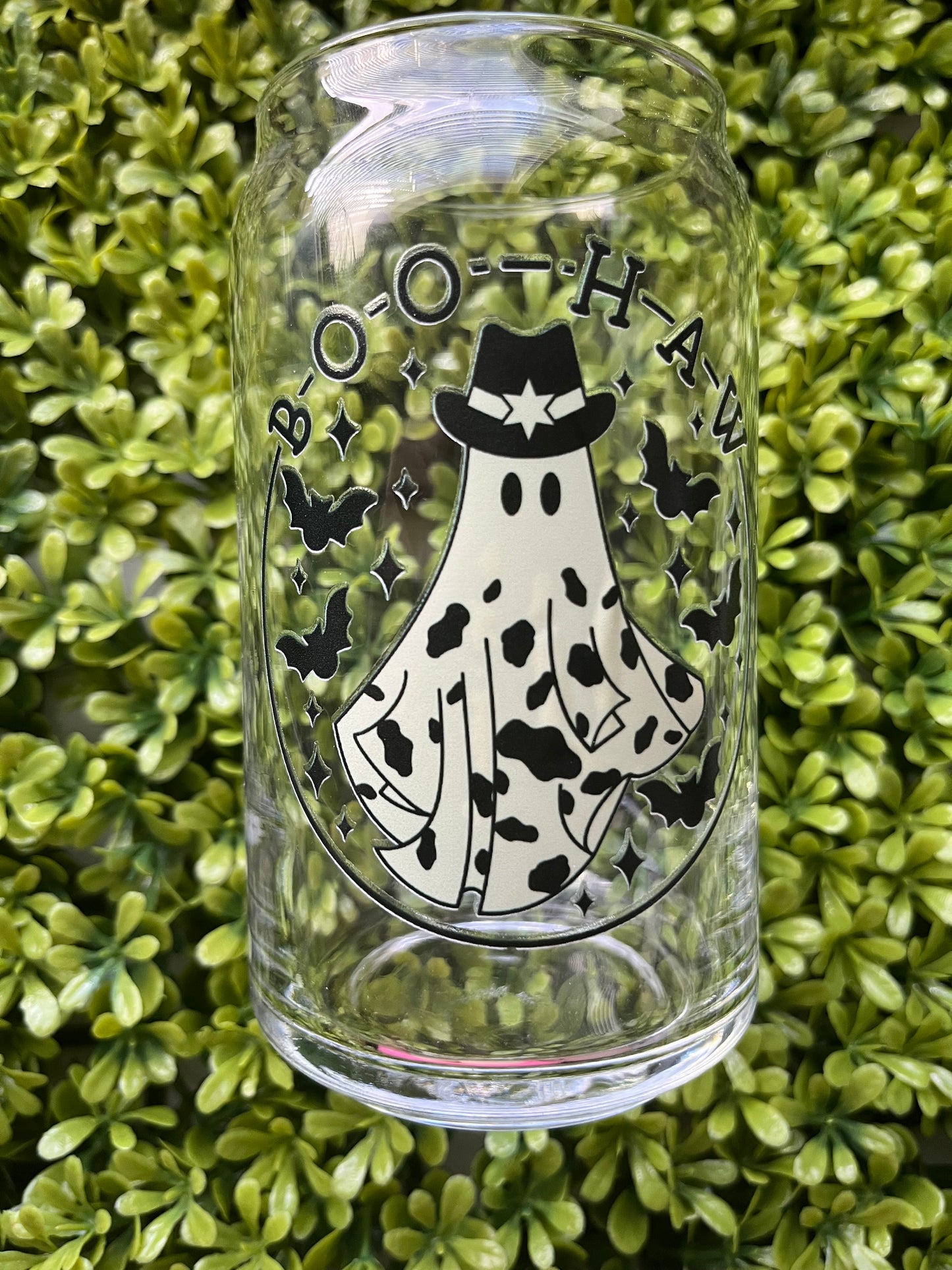 Boo Haw Glass Cup ( 16oz)