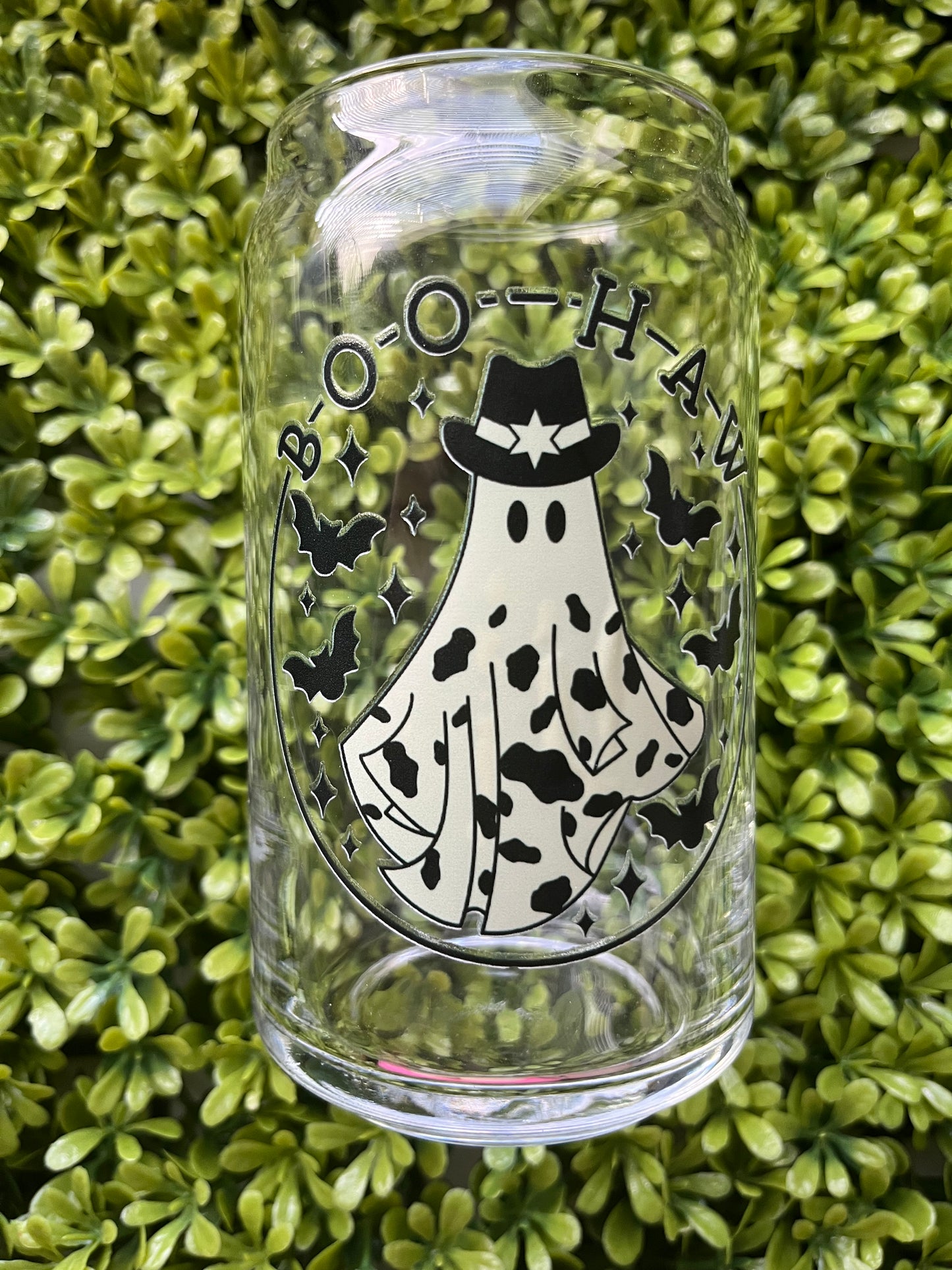 Boo Haw Glass Cup ( 16oz)