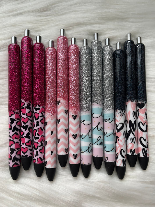 Valentine’s day Glitter Pens (Papermate Inkjoy)