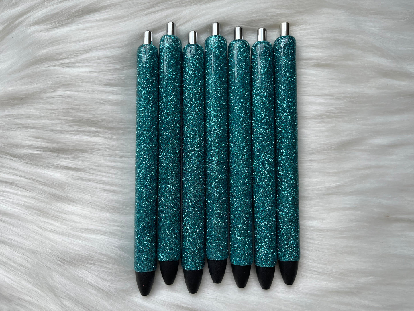 Light Blue Glitter Pen (Papermate Inkjoy)