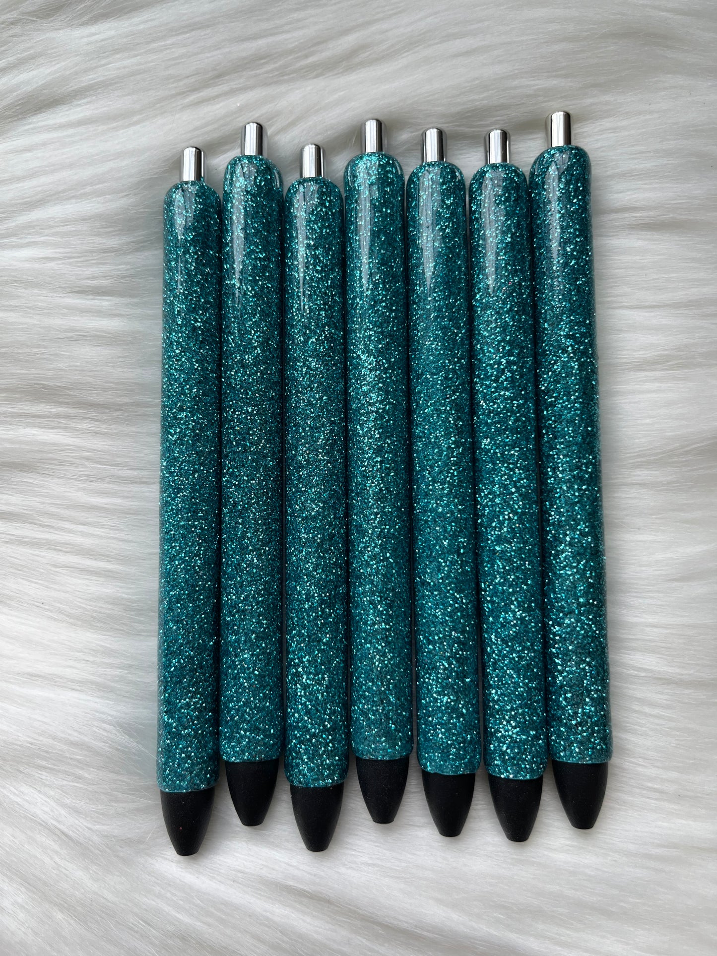 Light Blue Glitter Pen (Papermate Inkjoy)