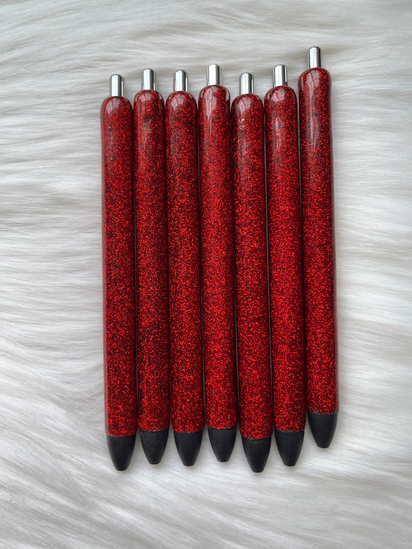 Red Glitter Pen (Papermate Inkjoy)