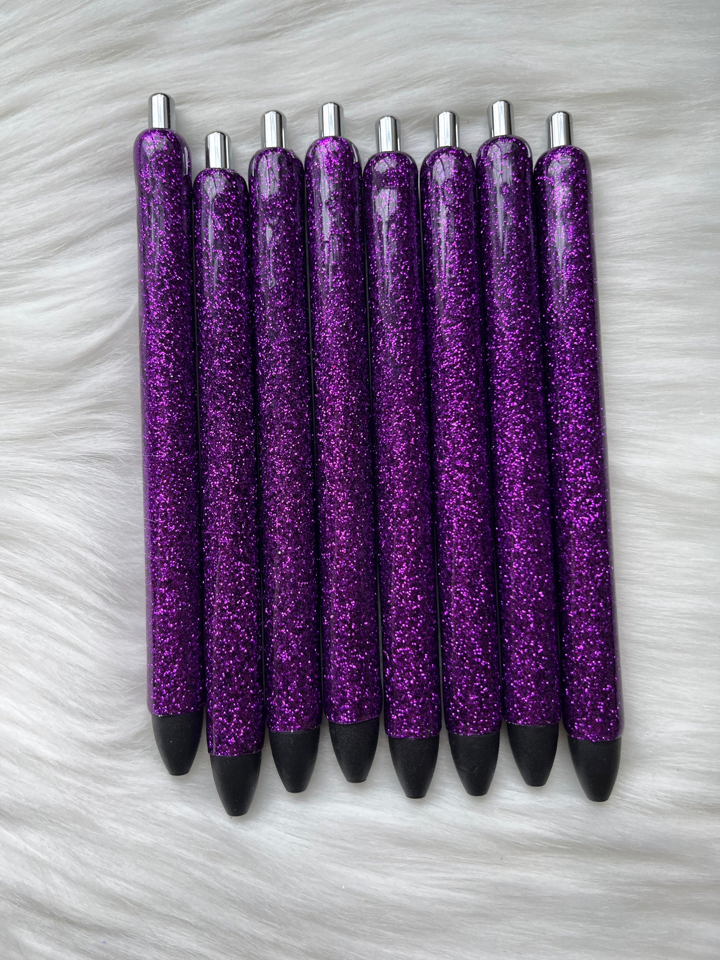 Purple Glitter Pen (Papermate InkJoy)