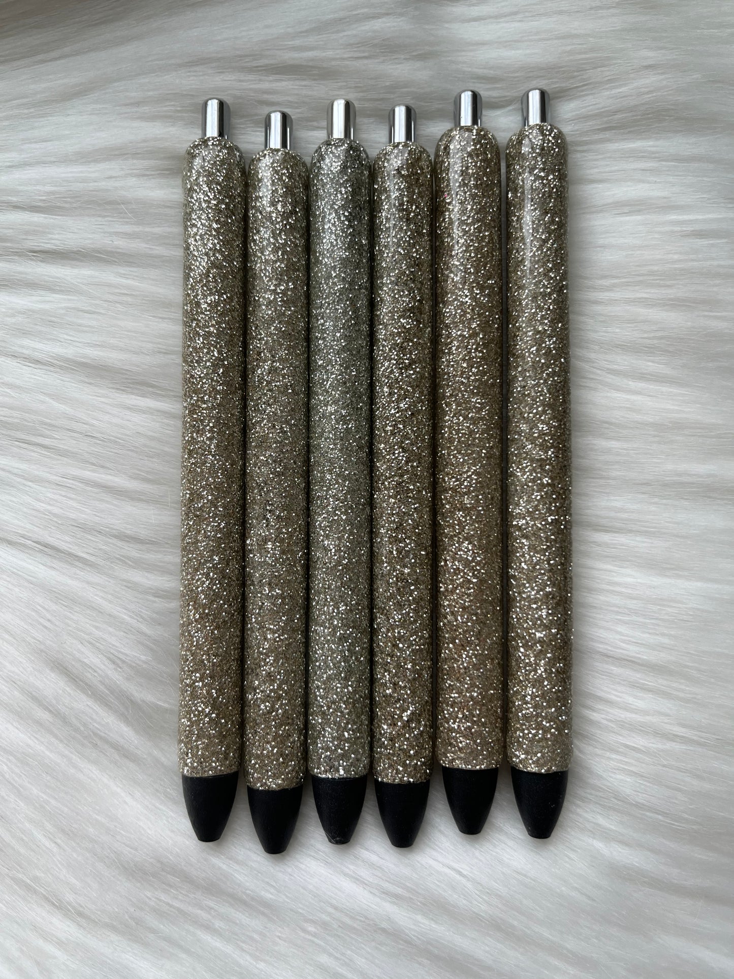 Champagne Glitter Pen (Papermate Inkjoy)