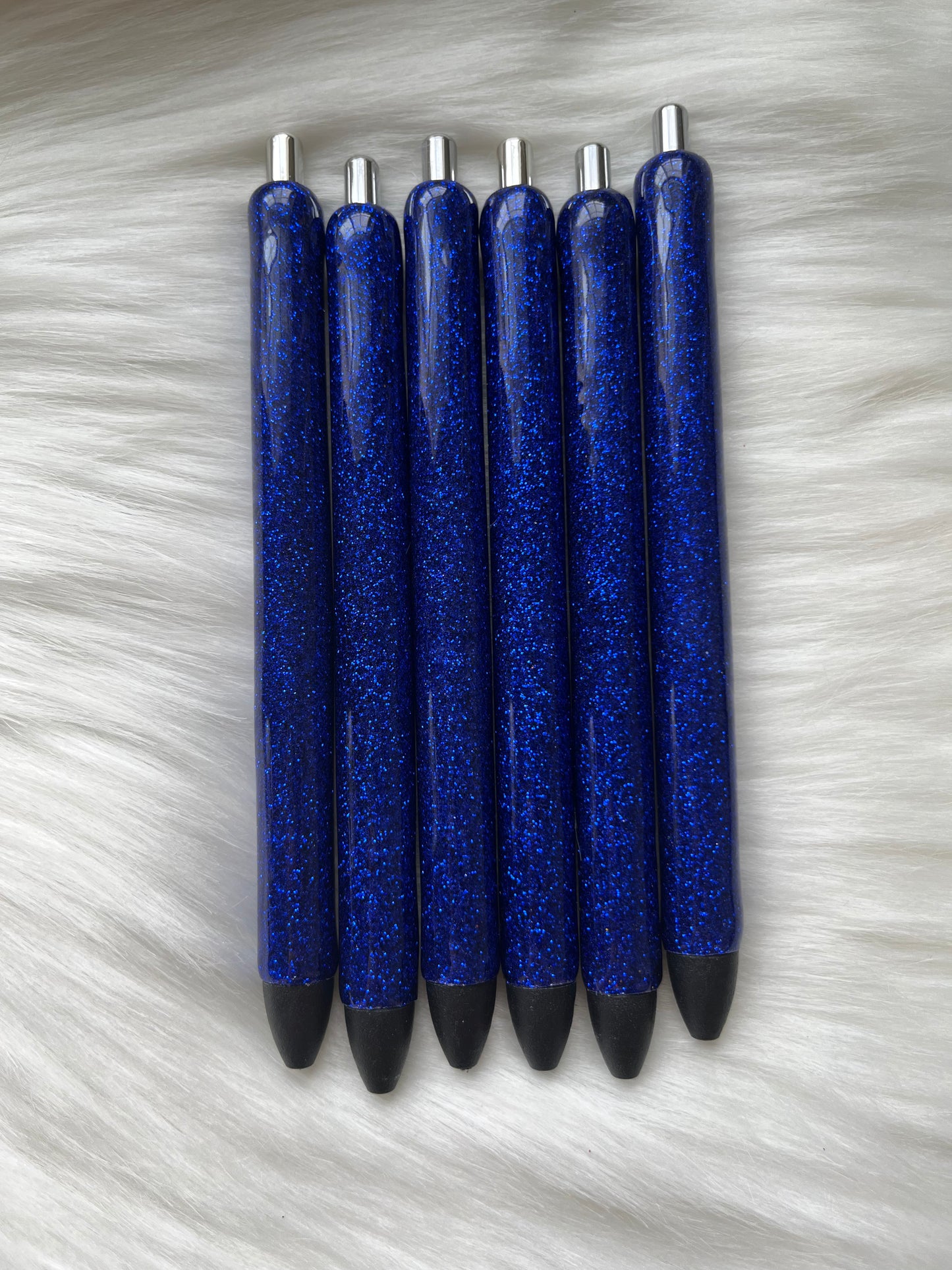 Dark Blue Glitter Pen (Papermate Inkjoy)