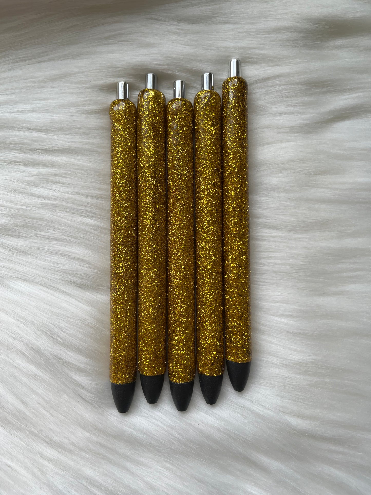 Yellow Glitter Pen (Papermate InkJoy)