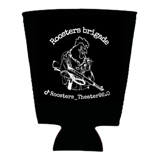 Roosters Brigade Can Koozie (Roosters Theater Merch)