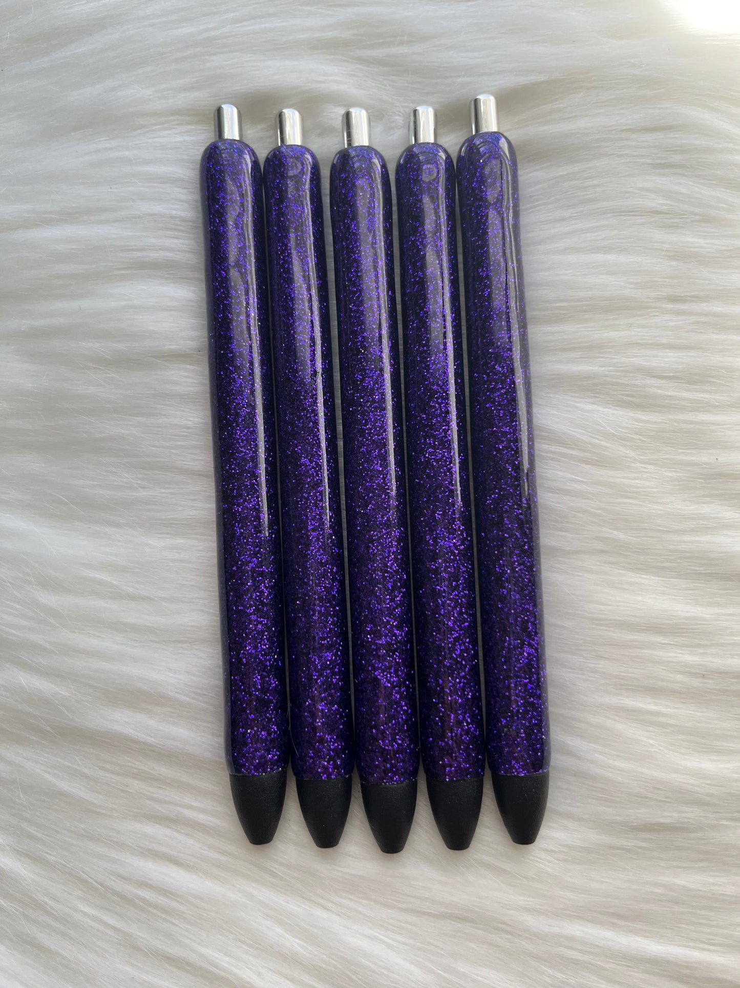 Dark Purple Glitter Pen (Papermate inkjoy)